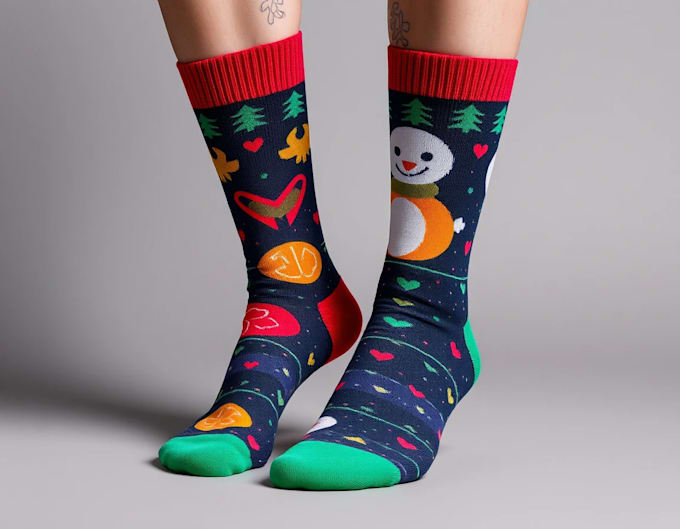 Gig Preview - Design unique socks for you