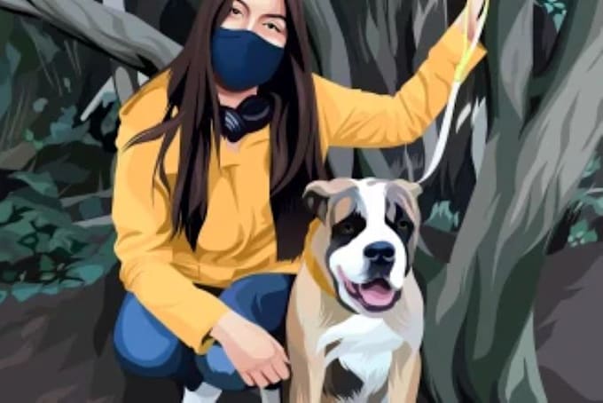 Gig Preview - Draw a color drawing pet portrait of your photo