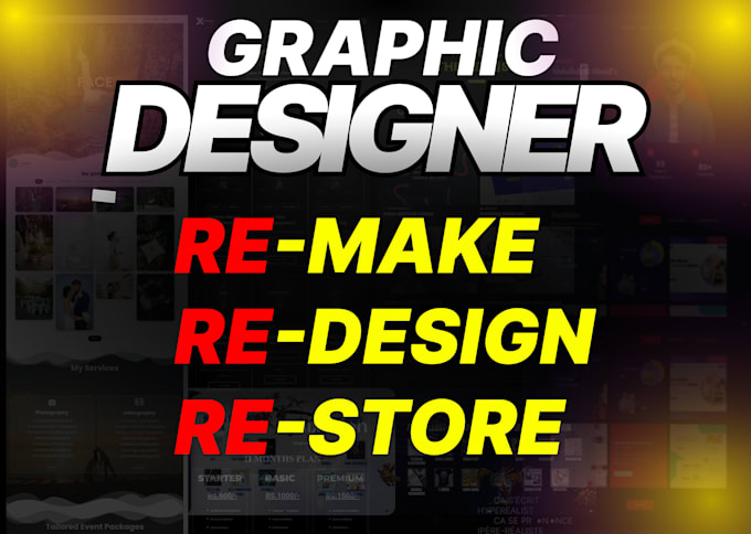 Gig Preview - Be your graphic designer