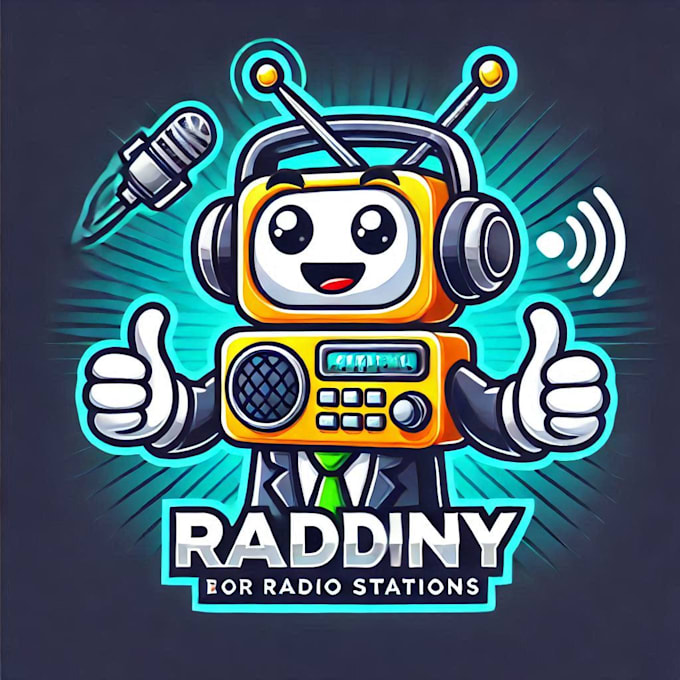 Gig Preview - Do awesome radio stations mascot logo design with express delivery