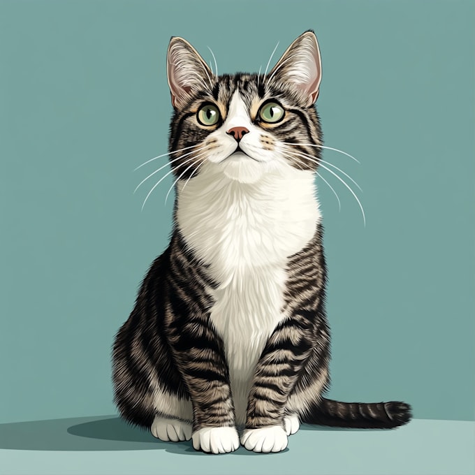 Gig Preview - Drawing custom pet portraits, cats, dogs, and other animals