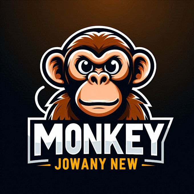 Gig Preview - Do make monkey mascot logo design with unlimited review