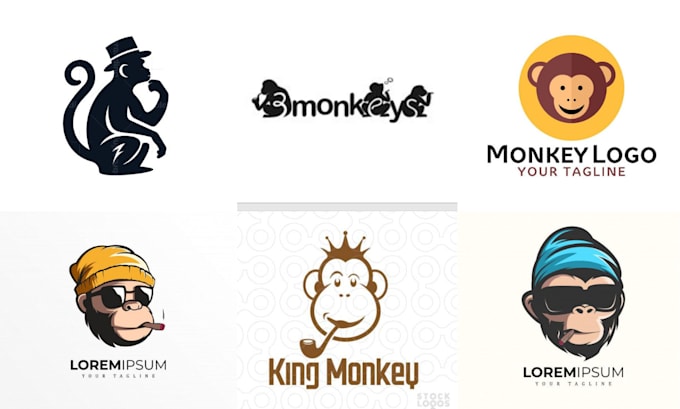 Gig Preview - Make a luxurious mascot cartoon monkey gorilla  make a high quality logo designn