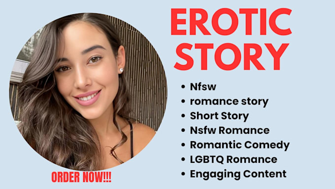 Gig Preview - Romance story, nfsw erotic story erotical fan fiction ebook writer sci fic story