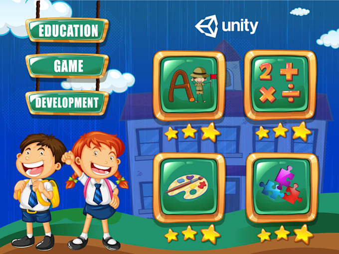 Gig Preview - 2d unity game development mobile game android game unity 2d game app developer