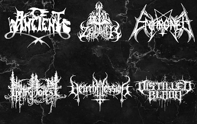 Gig Preview - Make black, slam, or death metal logo for your band