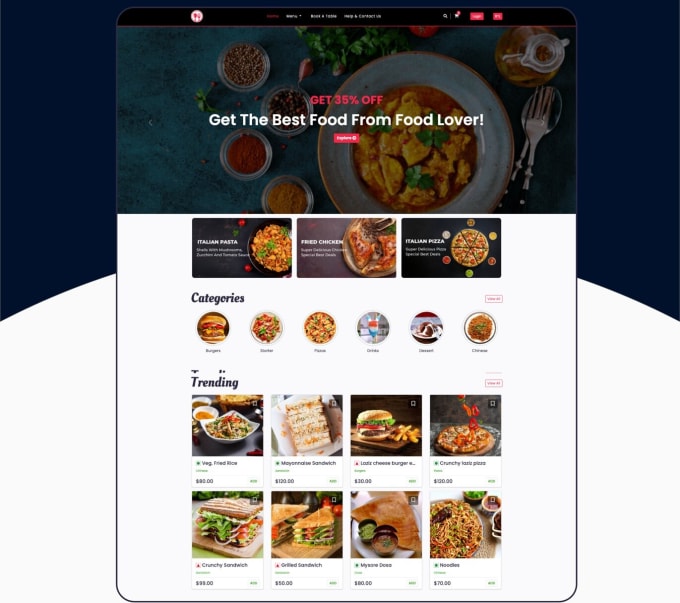 Gig Preview - Develop single or multi resturant food ordering mobile apps and website