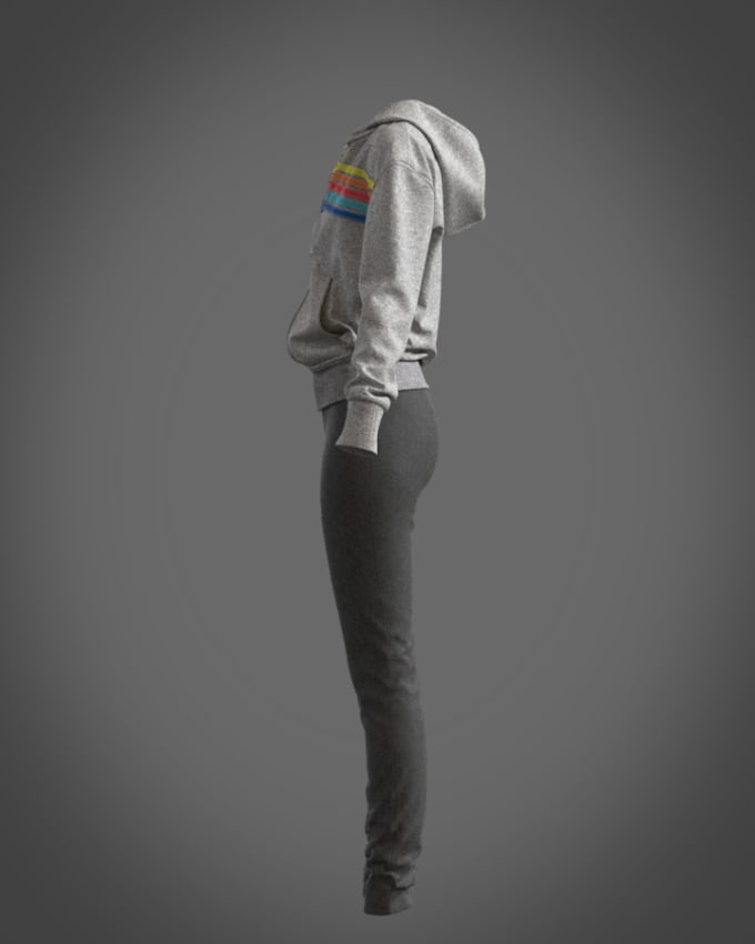 Gig Preview - Create 3d mockup for your hoodie or 3d clothing