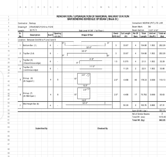 Gig Preview - Do construction cost estimation, material and quantity take off