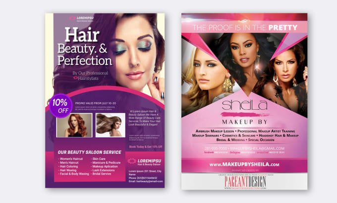 24 Best beauty salon flyer Services To Buy Online | Fiverr