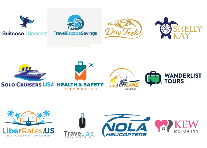 Gig Preview - Travel ,hotel ,beach , trip ,photography, law firm , ecommerce online logo