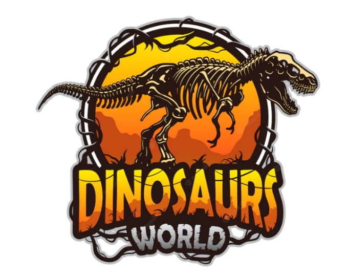 Logotipo De Jogo De Dinossauro - Criador de Logotipo Turbologo