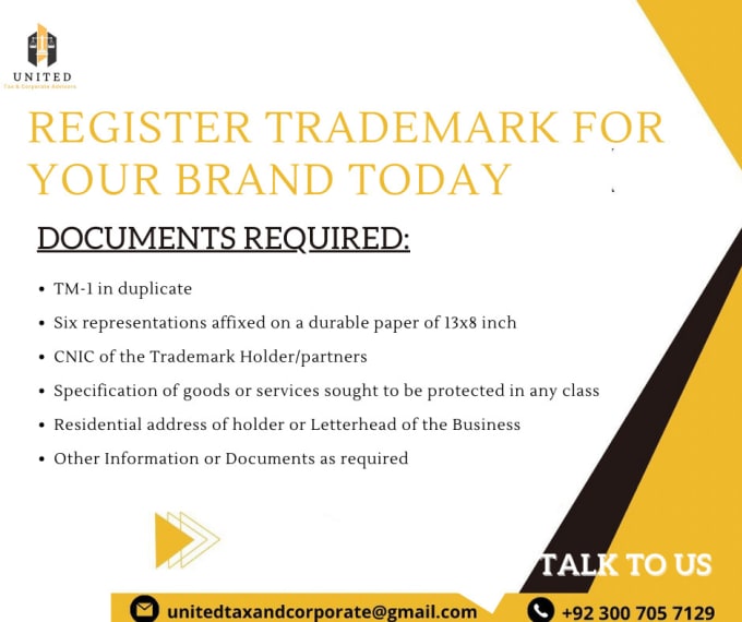 Gig Preview - Handle the registration of your brand trademark, and copyright with the ipo