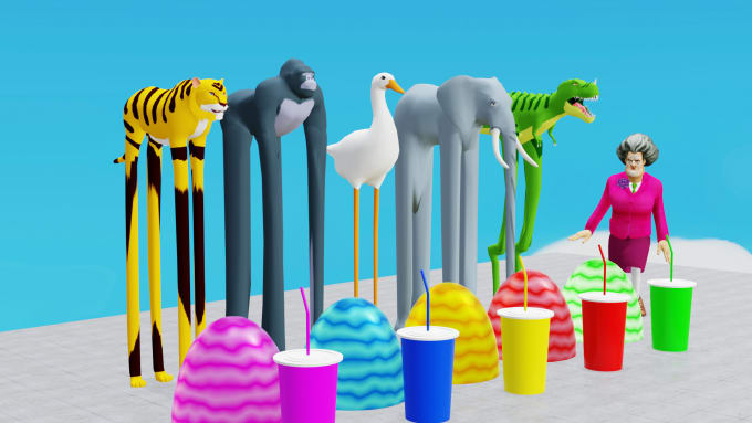 Bestseller - create awesome 3d animal animation for kids