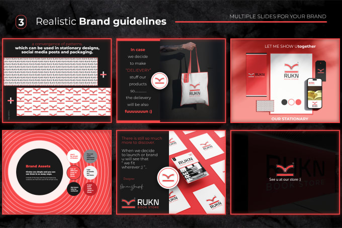 Gig Preview - Create customized brand guidelines design to establish your strong brand