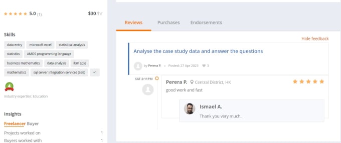 Gig Preview - Statistical analysis for your data with a report