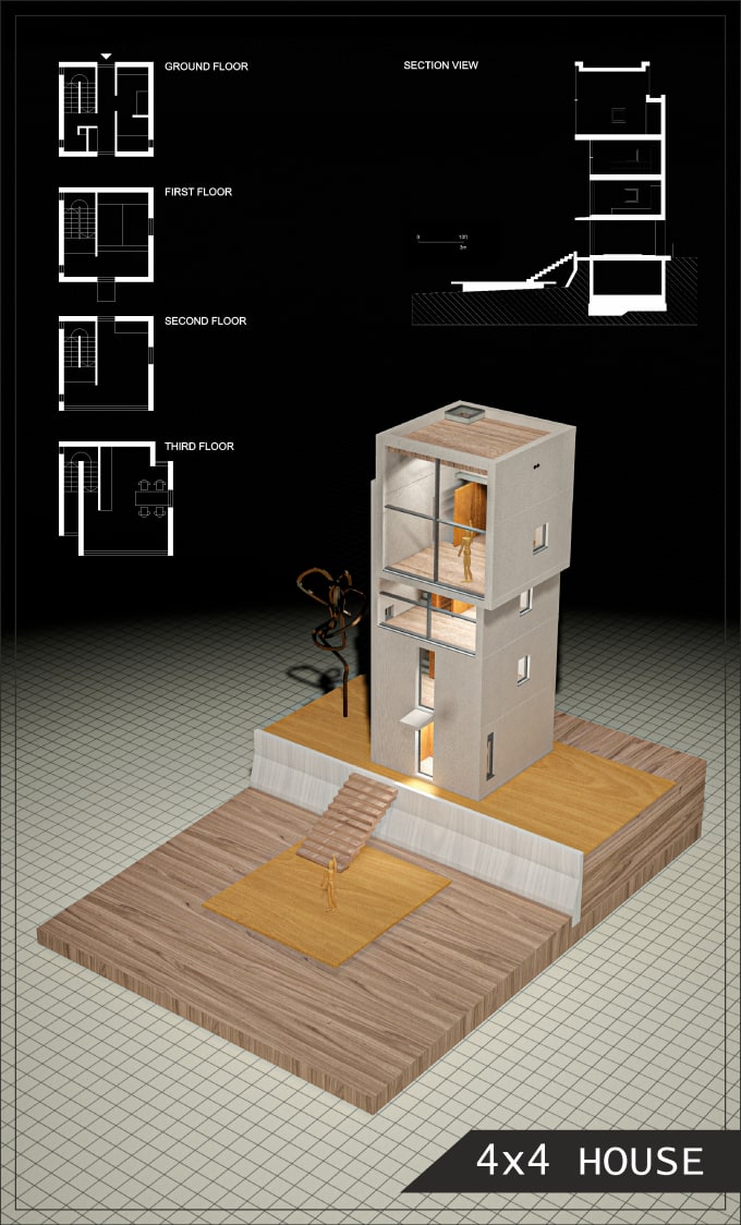 Gig Preview - Create realistic architecture model renderings