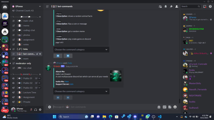 12 Best freelance discord bot developers for hire in July 2024