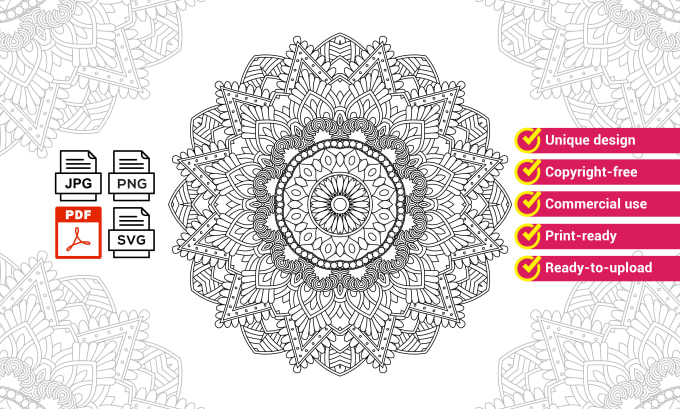 Floral Mandala Colouring Book For Adults at Rs 265/piece, Sector-38, Noida
