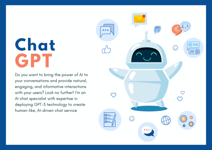 Gig Preview - Do ai powered chat services for natural conversations