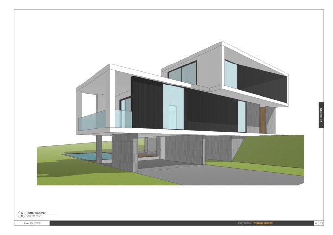 Gig Preview - Draw your 3d sketchup building file to 2d with  layout sketchup