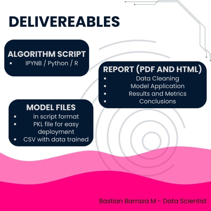 Gig Preview - Make machine learning solutions using python or r