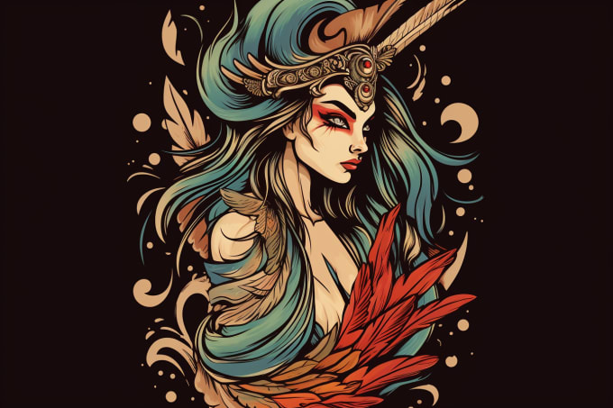 Gig Preview - Create your awesome traditional tattoo design for you