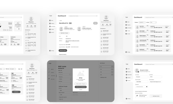 Gig Preview - Do wireframe design for your web mobile apps within 24h