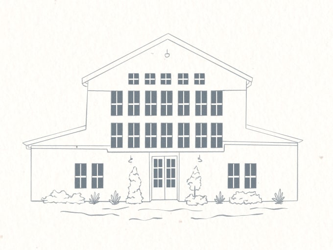 Gig Preview - Draw wedding venue sketch