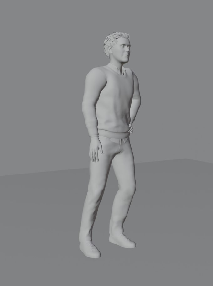 Gig Preview - Create human 3d model and animate it