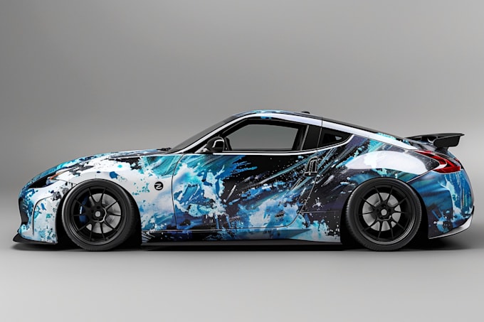 Gig Preview - Design a vehicle wrap, car wrap, food truck wrap