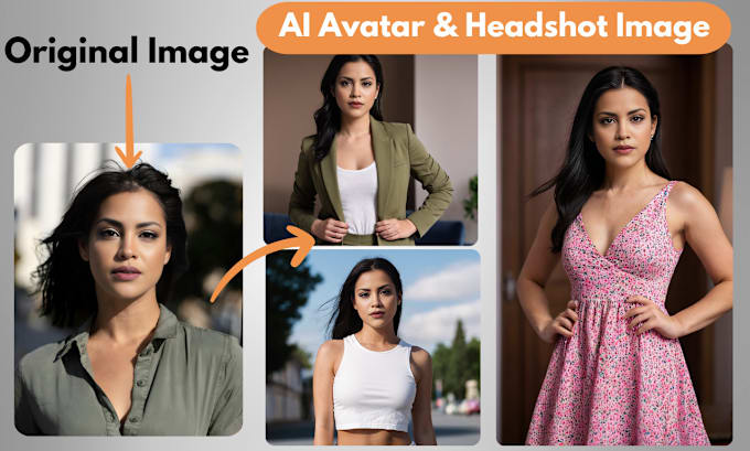 Gig Preview - Generate ai avatars, ai headshots, and realistic face swaps