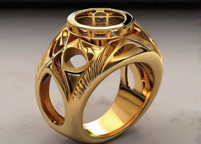 Bestseller - create 3d jewelry pendant 3d cad ring 3d design jewelry cgi jewelry animation