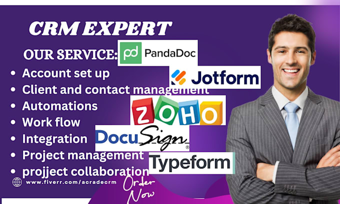 Gig Preview - Creat pandadoc proposify docusign jotform typeform google pointerpro zoho tally