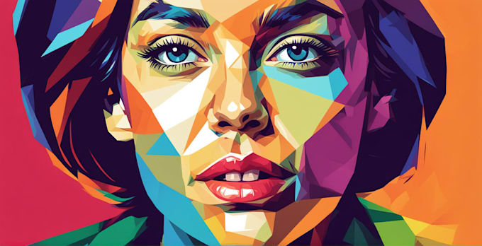 Gig Preview - Make awesome wpap pop art portrait