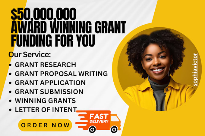 Gig Preview - Do business grant, apply for grant, win grant, bid proposal