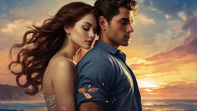 Gig Preview - Illustrate a beautiful romance book cover for ebook