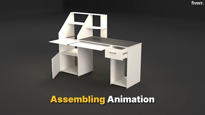 Gig Preview - Create 3d furniture animation video assembling furniture 3d furniture rendering