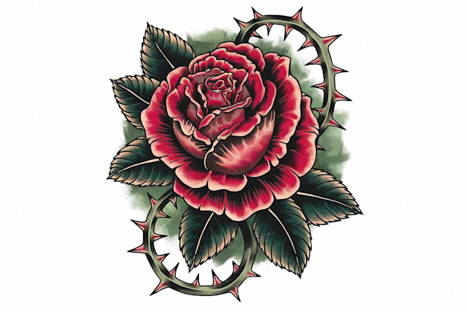 Gig Preview - Create amazing retro inspired tattoo design