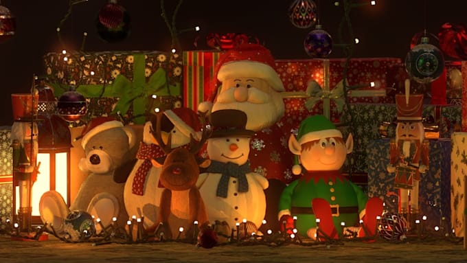 Bestseller - do quality 3d christmas animation, character animation, and music video for kids