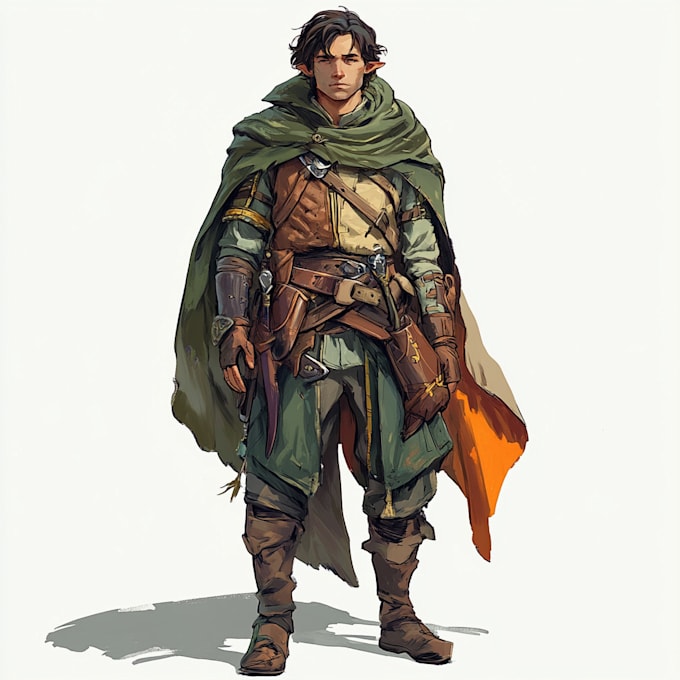 Gig Preview - Make a dnd character art and dnd character art