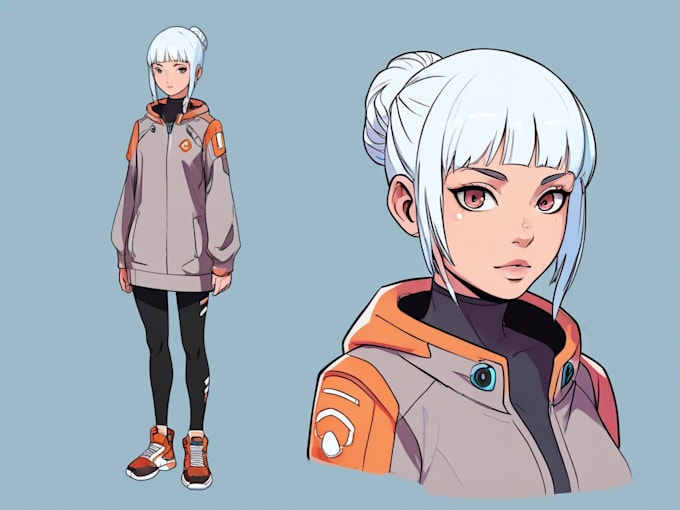 Bestseller - make a sci fi character design illustration for you