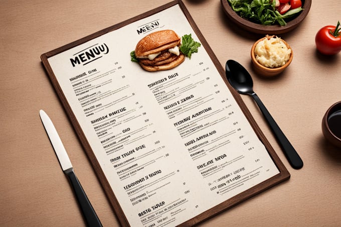 Gig Preview - Do professional restaurant menu design, food menu