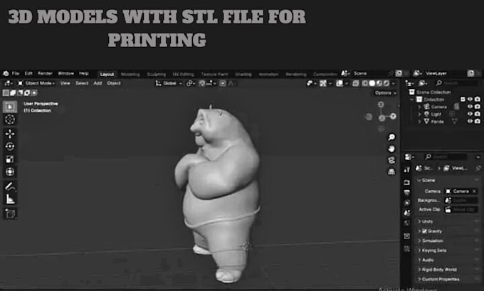 Gig Preview - 3d second life sculpt 3d miniatures in stl file 3d character for dnd 3d printing