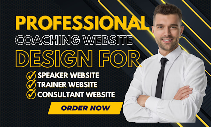 Gig Preview - Build coaching website for speaker trainer consultant