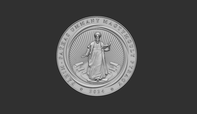 Gig Preview - Sculpt bas relief 3d coin design 3d miniature 3d medallion 3d printable sculpt