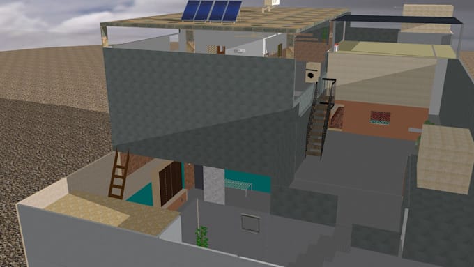 Gig Preview - Create a realistic 3d model a house