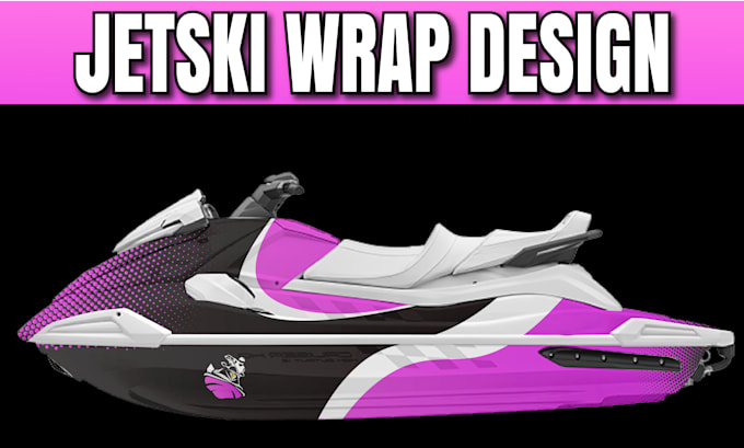 Gig Preview - Create an eye catching design for your boat wrap