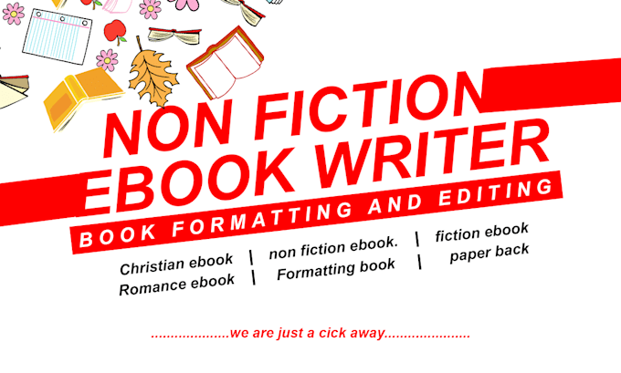 Gig Preview - Ghostwrite fiction nonfiction as ghost book writer ebook writer or ghostwriter