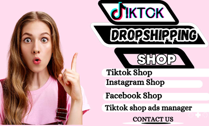 Gig Preview - Set up tiktok shop dropshipping ads facebook shop tiktok marketing to shopify